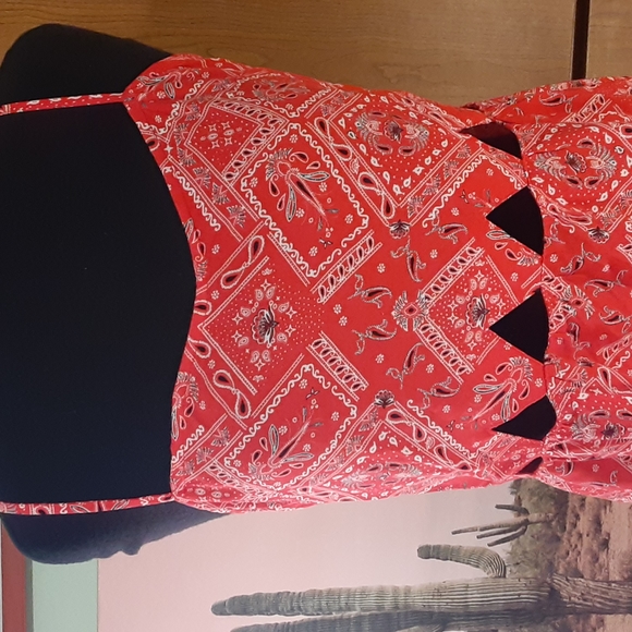 H&M | Bandana Print Cut Out Dress - Picture 2 of 6